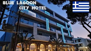 Hotel Blue Lagoon City  Kos Town  Greece  Room and Swimming Pool  Very nice hotel  May 2024 [upl. by Anuat]