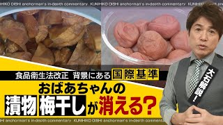 梅干し、漬物などの生産農家の9割が廃業？ 設備投資に高額な費用が… その背景は【大石が深掘り解説】 [upl. by Ydissac323]