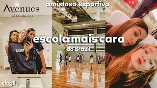 AMISTOSO ESPORTIVO NA ESCOLA MAIS CARA DO BRASIL [upl. by Jimmy]