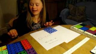 Adding 2 x 2 digit numbers using Numicon Shapes [upl. by Yhtac]