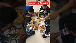 Masala Rice Recipe 🍚With Friends 😎 [upl. by Arly]