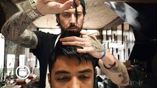 Versatile Summer Haircut for Multiple Looks at Barbershop [upl. by Adnohsad201]