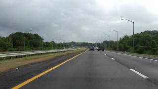 West Shore Expressway NY 440 Exits 1 to 9 northbound [upl. by Eidnil]