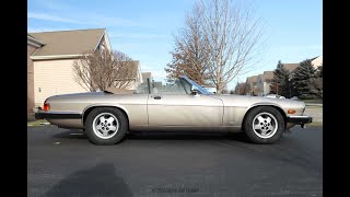 1988 Jaguar XJS V12 Hess amp Eisenhardt Cabriolet Walkaround Video [upl. by Wadell]