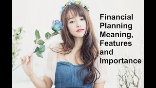 Financial Planning Meaning Features and Importance [upl. by Urdna95]