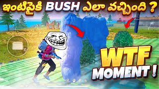 Channel Back Again Wukong Bush Wtf Moments I’m Solo Vs Squad in Free Fire in Telugu [upl. by Ellehsat]