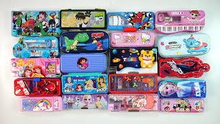 cute stationery collection of unicorn magichello kitty partydoreamon gamepainoDoras pencil box [upl. by Aiuqcaj]