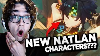 SO MUCH NEW CONTENT NATLAN CHARACTERS amp SUMMER EVENT  Genshin Impact 48 Livestream Reaction [upl. by Arraeis312]