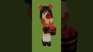 I 🍎 apple season cuterobloxoutfit robloxugc robloxavatarideas [upl. by Ahmar]