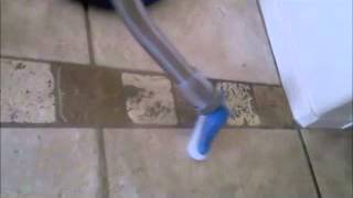 Tile amp Grout Cleaning with a Grout Wandwmv [upl. by Laved]