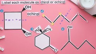 How to Find Chiral Centers amp the Difference Between Chiral vs Achiral Molecules  Organic Chemistry [upl. by Eedahs86]