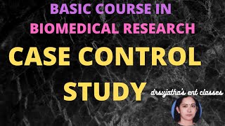 120case control study epidemiology Basic Course in Biomedical Research bcbr studydesign [upl. by Edelson]