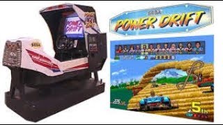 Sega Power Drift Arcade Coin Op 1988 [upl. by Horacio]