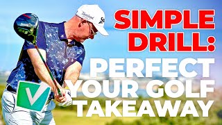 Backswing Basics  Simple Takeaway Golf Swing Drill [upl. by Adalbert]