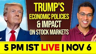 How Donald Trumps win is going to impact the stock market  Akshat Shrivastava [upl. by Nillok702]