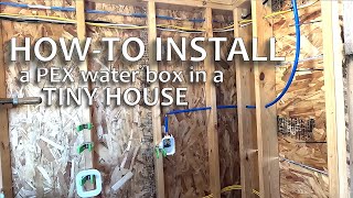 HowTo Install an Oatey I2K Ice Maker Outlet Box in a Tiny House [upl. by Femi]