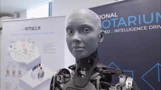 Meet Ameca The worlds most advanced humanoid robot UK 19July2024 [upl. by Ycat]