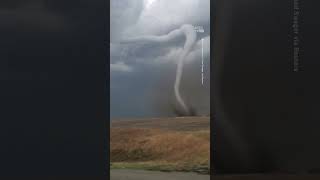 Massive Tornado Rips Through Iowa With 110 mph Winds [upl. by Quenby]