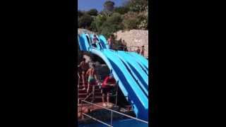 2013 Sicily Terrasini waterslide into the see 3 [upl. by Nevar868]