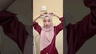 Tutorial hijab malaysia tutorialhijab hijabstyle shortvideo like subscribe [upl. by Kavita]