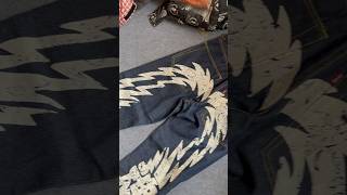 Evisu jeans part 3 evisu sustainablefashion thrifting thrifthaul [upl. by Bulley]