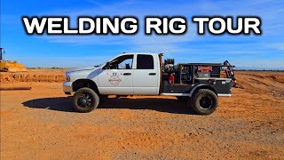 WELDING RIG TOURmobilewelding azdriveshaft dodgecummins millerwelders pipelinerscloud [upl. by Jumbala506]