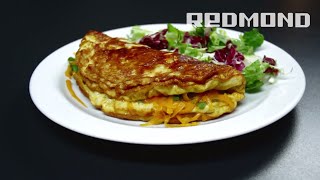 Omlet z kalafiorem i serem cheddar  Multicooker REDMOND M4502 [upl. by Duma]