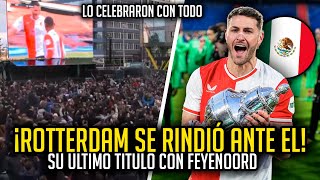 ¡TREMENDA OVACIÓN Santi Giménez es CAMPEÓN DE COPA con Feyenoord y los fanáticos ENLOQUESEN [upl. by Yesnel]