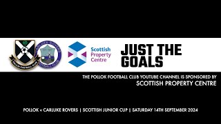 Pollok v Carluke Rovers  21st September 2024  Just the Goals [upl. by Natsud]