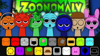 Incredibox Sprunki  ZOONOMALY Song MODCOVER [upl. by Iturk]