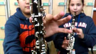 How to Play first 5 notes on the Clarinet [upl. by Enilehcim]