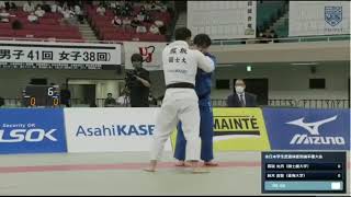 【決勝戦】全日本学生柔道体重別選手大会 100kg級 決勝戦熊坂光貴 対 鈴木直登 令和4年10月1日 [upl. by Sesilu]