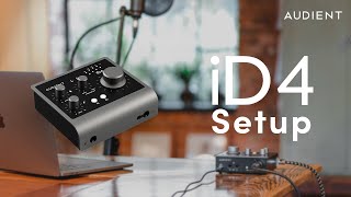 How to set up an Audient iD4 MkII Audio Interface [upl. by Mikel]