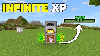 EASY XP Duplication GLITCH in Minecraft Bedrock 118 infinite [upl. by Ardith974]