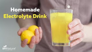 Homemade Electrolyte Drink Healthy Sports Drink For Hydration and Energy [upl. by Cott99]