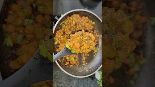 CHATPATA CHANA MASALA MORNING BREAKFAST recipe food cooking shorts [upl. by Parrisch]