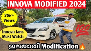 innova modified  innova modification malayalam  innova car  innova modified interior  FACE LIFT [upl. by Belter]