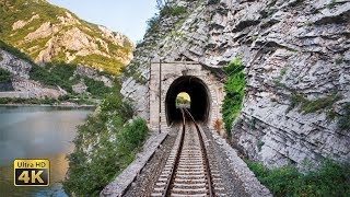 4K CABVIEW Sarajevo  Capljina  99 tunnels from Continental to Mediterranean Bosnia and Herzegovina [upl. by Garrison193]