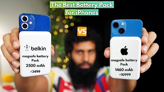 Belkin MagSafe Power Bank vs Apple MagSafe Battery Pack Comparison [upl. by Broida330]