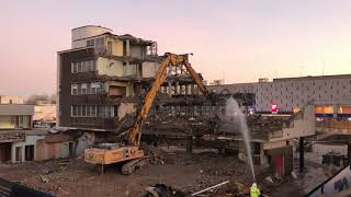 Basildon Crown Post Office demolition in progress [upl. by Apicella]