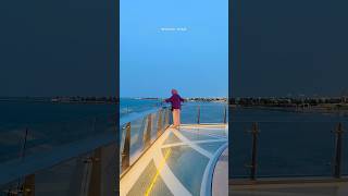 Qetaifan Island  Glass Bridge in Lusail Qatar QetaifanIslandfyqatar2024 trendingshorts viral [upl. by Gill]