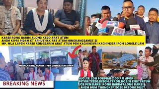 MP MLA Lapen karbi Rongbarim arat atum pen kachingvai kachingsai Pon Longle lam KarbiTopVideos [upl. by Henderson876]