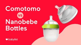 Comotomo vs Nanobebe  Best Bottles for Breastfed Babies  Babylist [upl. by Yerffoej]