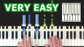 Mozart  Turkish March  VERY EASY Piano Tutorial  How to Play synthesia [upl. by Sherwood927]