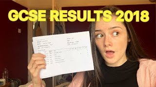 OPENING MY GCSE RESULTS 2018😱 after spinal surgery [upl. by Atileda912]