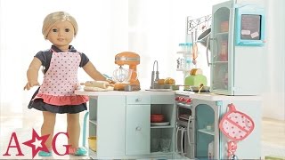 Truly Me Gourmet Kitchen  Product Demo  AmericanGirl [upl. by Aksel372]