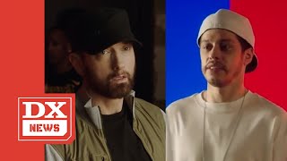 Eminem Makes Hilarious Appearance In Pete Davidson’s Last Ever SNL Episode [upl. by Annahsad]