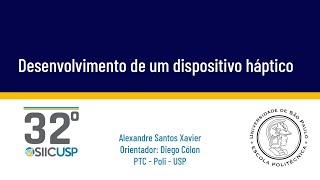 SIICUSP 2024 Desenvolvimento de um dispositivo háptico [upl. by Eimam695]