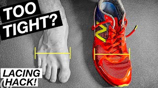 How to Lace Running Shoes  For Mortons Neuroma Bunions and Wide Feet [upl. by Kristian481]