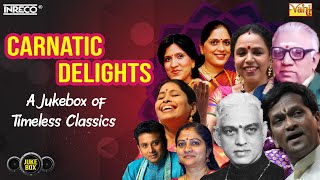 Carnatic Delights  A Jukebox of Timeless Classics  Carnatic Devotional Songs  Bombay SJayashri [upl. by Lorrad]